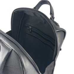 Рюкзак чоловічий шкіряний Bond Non 1105-281 чорний