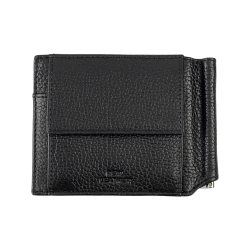 Гаманець-затискач для грошей чоловічий шкіряний Eminsa 1044 18-1 чорний