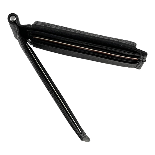 Гаманець-затискач для грошей чоловічий шкіряний Eminsa 1044 18-1 чорний