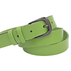 Ремень женский кожаный Кремень 05.30.00.09 115 см салатовый