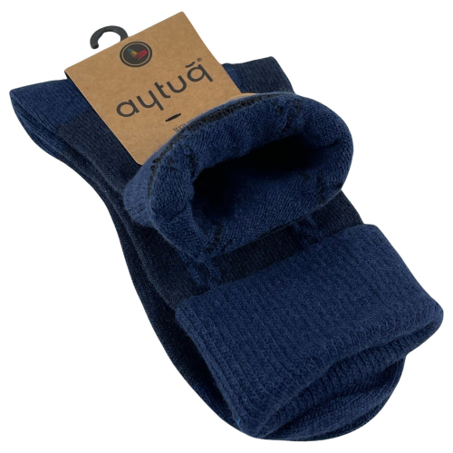 Шкарпетки жіночі Aytug 45019 Lambswool високі сині Size 36-40