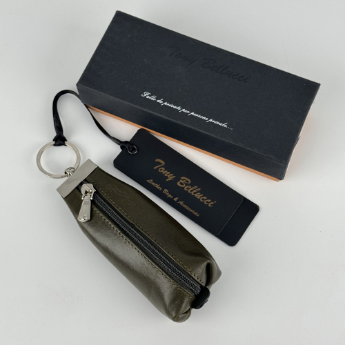 Ключниця шкіряна Tony Bellucci 113-7 темно-зелена