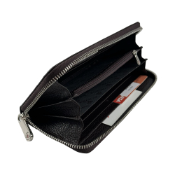 Гаманець жіночий шкіряний Eminsa 2159 37-3 темно-коричневий