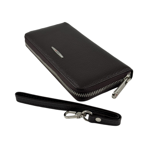 Кошелек женский кожаный Eminsa 2159 37-3 темно-коричневый