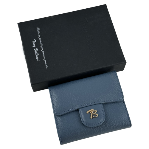 Кошелек женский кожаный Tony Bellucci T851-215 голубой