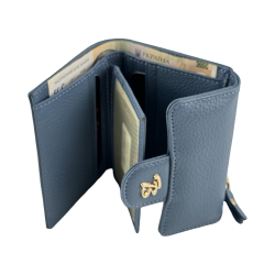 Кошелек женский кожаный Tony Bellucci T851-215 голубой