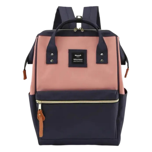 Рюкзак Himawari 9001-07 темно-синій із рожевою вставкою