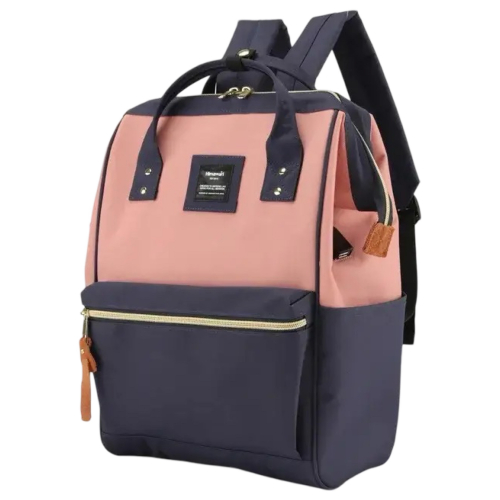 Рюкзак Himawari 9001-07 темно-синій із рожевою вставкою