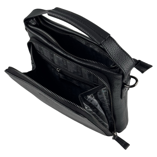 Сумка мужская кожаная Karya 0908-45 черная