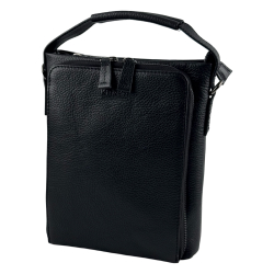 Сумка чоловіча шкіряна Karya 0908-45 чорна