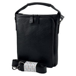 Сумка чоловіча шкіряна Karya 0908-45 чорна