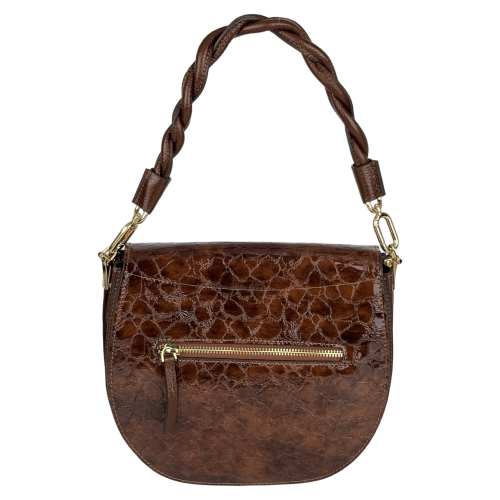 Сумка жіноча шкіряна Karya 2448-655 коричнева