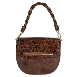 Сумка жіноча шкіряна Karya 2448-655 коричнева
