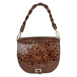 Сумка жіноча шкіряна Karya 2448-655 коричнева