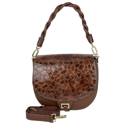 Сумка жіноча шкіряна Karya 2448-655 коричнева