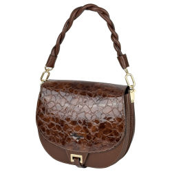 Сумка жіноча шкіряна Karya 2448-655 коричнева