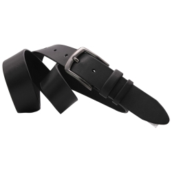 Ремінь чоловічий шкіряний Кремінь 01.40.00.160 чорний 110 см