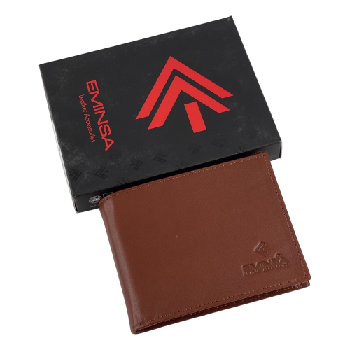 Гаманець чоловічий шкіряний Eminsa 1013 19-4 світло-коричневий