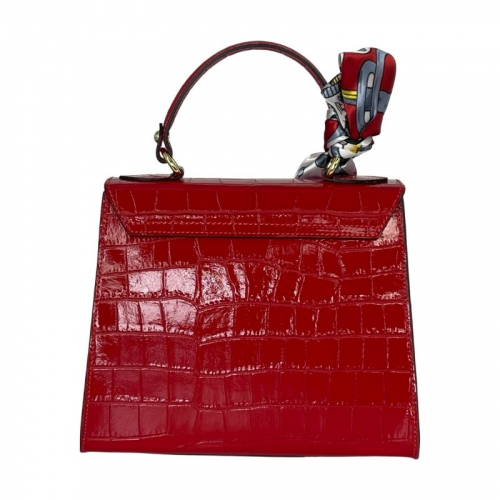 Сумка женская кожаная Genuine Leather 85123CC красная