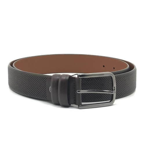 Ремінь чоловічий шкіряний Bond Non 1102 115 см коричневий