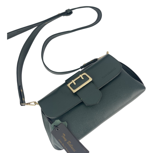 Сумка жіноча шкіряна Tony Bellucci 0531-1005 темно-зелена