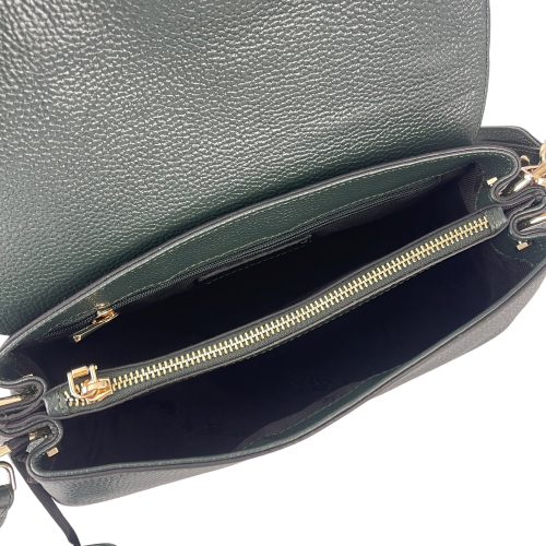 Сумка жіноча шкіряна Tony Bellucci 0531-1005 темно-зелена