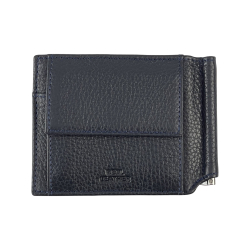 Гаманець-затискач для грошей чоловічий шкіряний Eminsa 1044 18-19 темно-синій