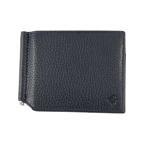 Кошелек-зажим для денег мужской кожаный Eminsa 1044 18-19 темно-синий