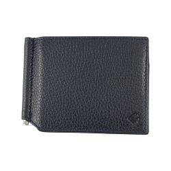 Гаманець-затискач для грошей чоловічий шкіряний Eminsa 1044 18-19 темно-синій