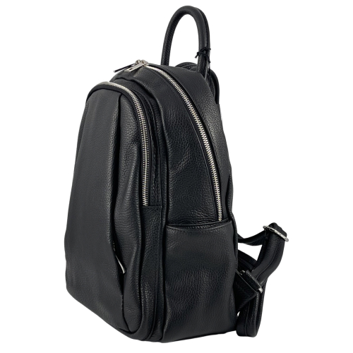 Рюкзак жіночий шкіряний Genuine Leather 543311 чорний