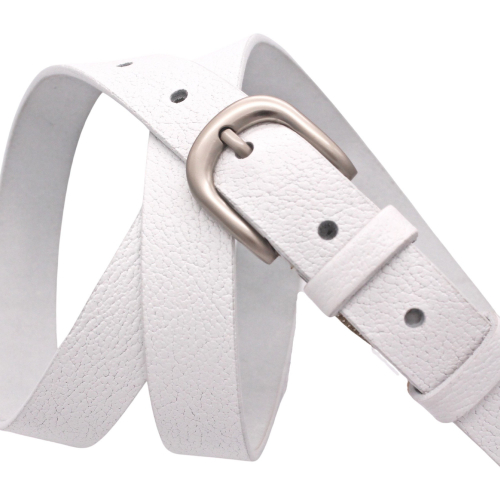 Ремень женский кожаный Кремень 05.25.63.09 белый 130 см