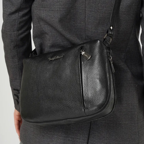 Сумка жіноча шкіряна Tony Bellucci 0073-281 чорна