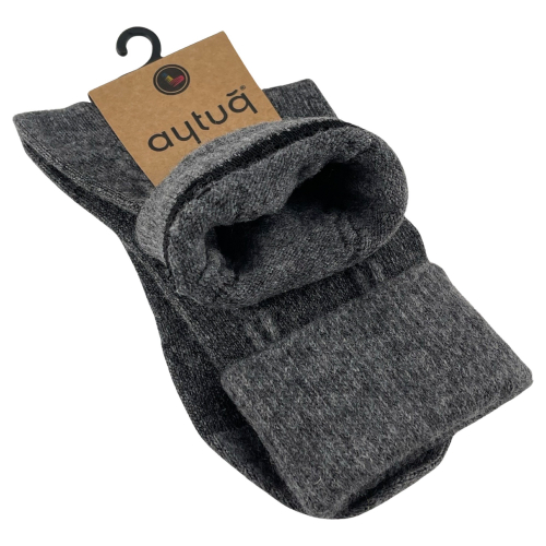 Шкарпетки жіночі Aytug 45019 Lambswool високі сірі Size 36-40
