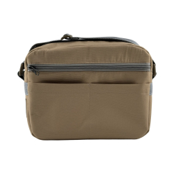 Сумка крос-боді жіноча з вологовідштовхувальної тканини High Level карамельна