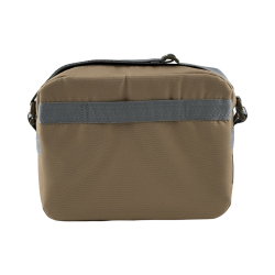 Сумка крос-боді жіноча з вологовідштовхувальної тканини High Level карамельна