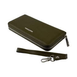 Гаманець жіночий шкіряний Eminsa 2159 18-36 оливковий