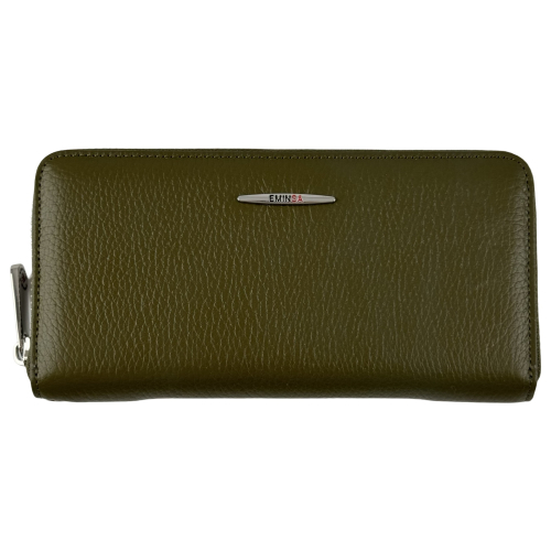 Кошелек женский кожаный Eminsa 2159 18-36 оливковый