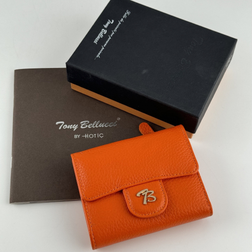 Кошелек женский кожаный Tony Bellucci T851-1268 оранжевый