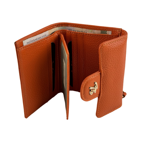 Кошелек женский кожаный Tony Bellucci T851-1268 оранжевый