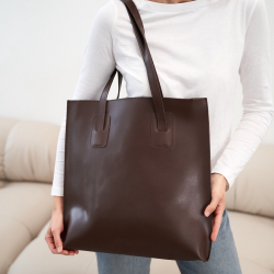 Сумка-шопер жіноча WeLassie 11905 Маель шоколадна