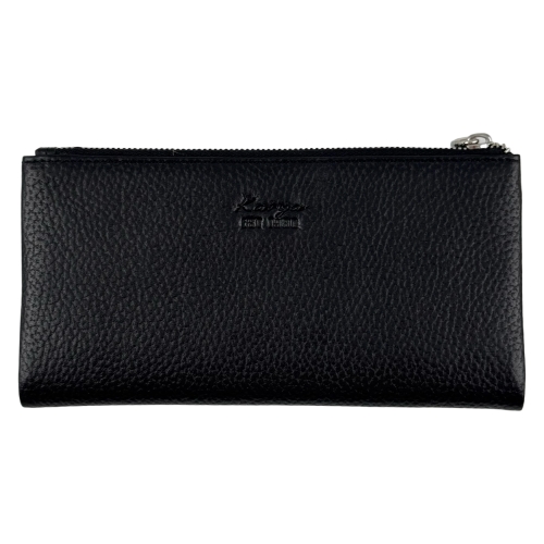 Кошелек женский кожаный Karya 1173-45-46 черный (внутри красный)