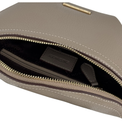 Сумка крос-боді жіноча шкіряна Enzo Nori EN1023-108 бежева