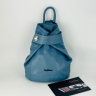 Рюкзак женский кожаный Tony Bellucci 0373-215 голубой