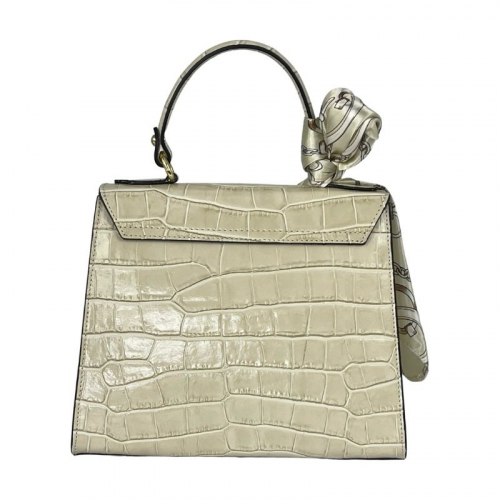 Сумка женская кожаная Genuine Leather 85123CC бежевая