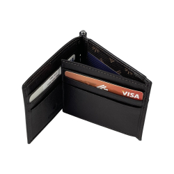 Гаманець-затискач для грошей чоловічий шкіряний Eminsa 1044 12-3 темно-коричневий