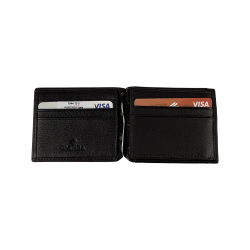 Гаманець-затискач для грошей чоловічий шкіряний Eminsa 1044 12-3 темно-коричневий