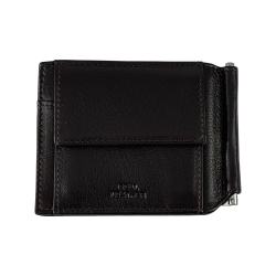 Гаманець-затискач для грошей чоловічий шкіряний Eminsa 1044 12-3 темно-коричневий