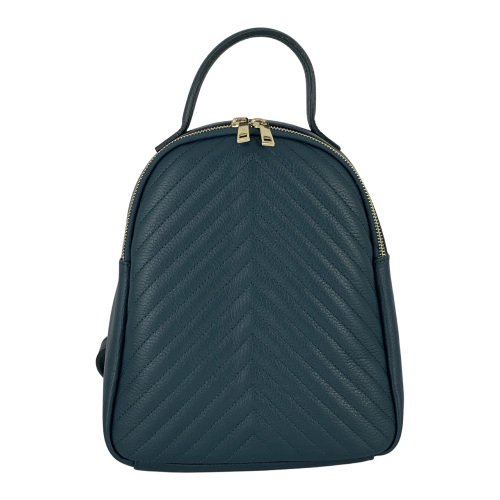 Рюкзак жіночий шкіряний Genuine Leather 955261 смарагдовий