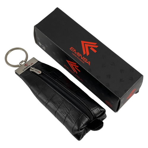 Ключниця шкіряна Eminsa 1588 4-1 чорна