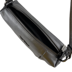 Сумка жіноча шкіряна Tony Bellucci 0073-1033 срібна